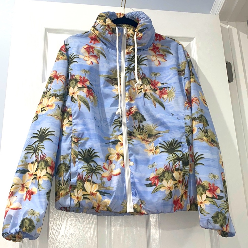 Lightweight floral jacket